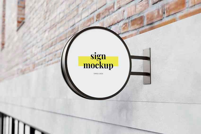 Building Sign Mockup