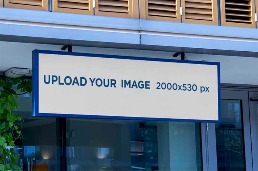 Building Sign Mockup