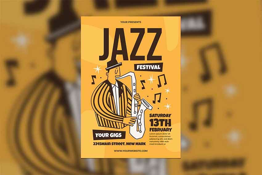 Jazz Brunch Flyer
