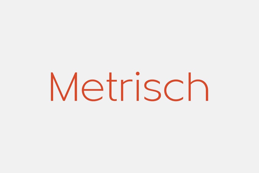 Metrisch Geometric San Serif Font