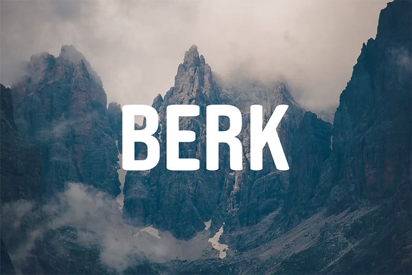Berk: Bold Display Font