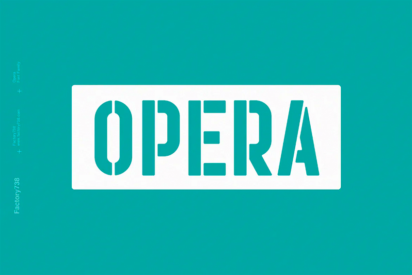 Opera Bold Sans Serif Font