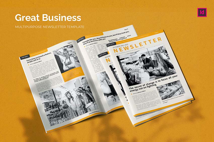 Great Business Newsletter Template