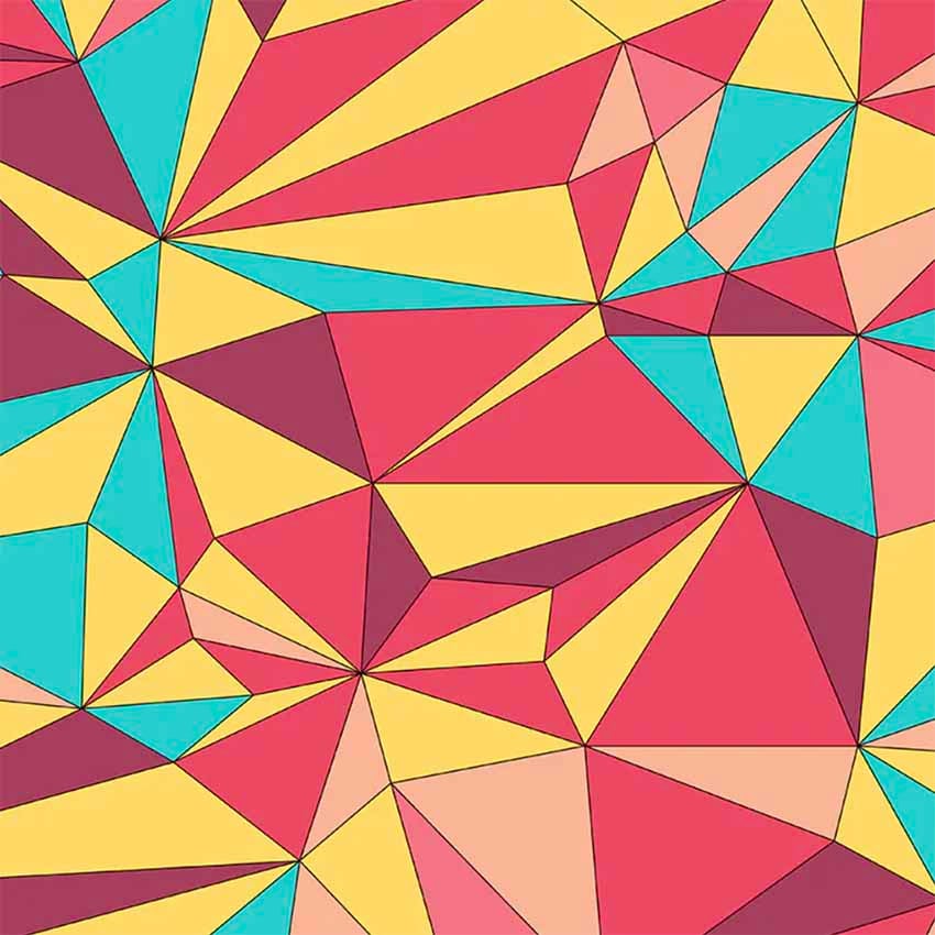 Colorful Vector Polygon