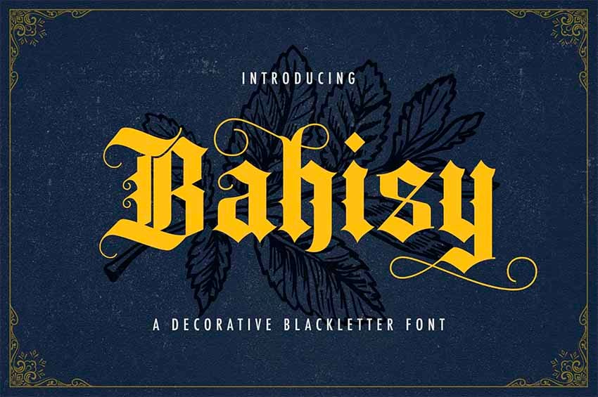 Bahisy Blackletter Font