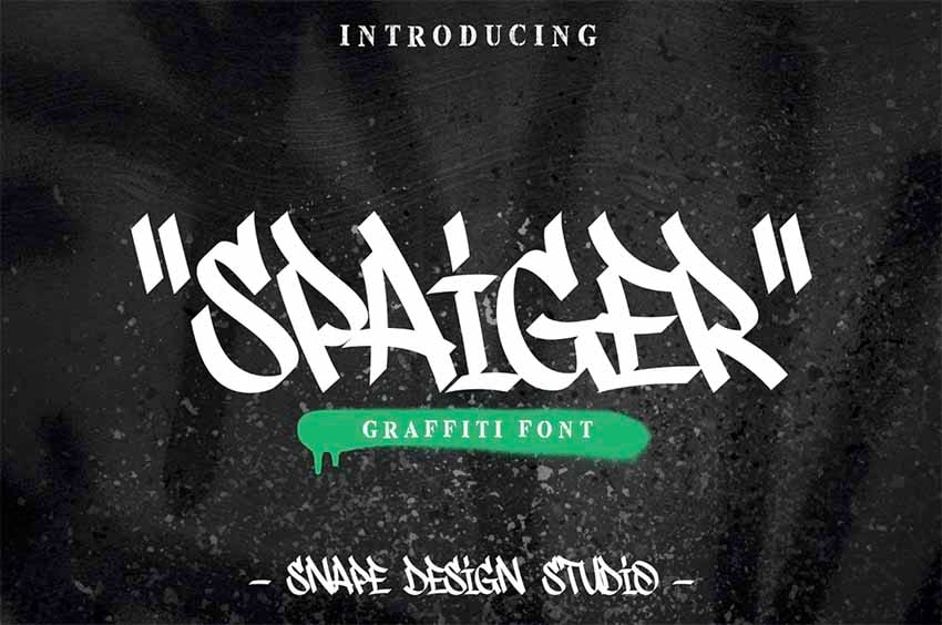 Cursive Graffiti Font