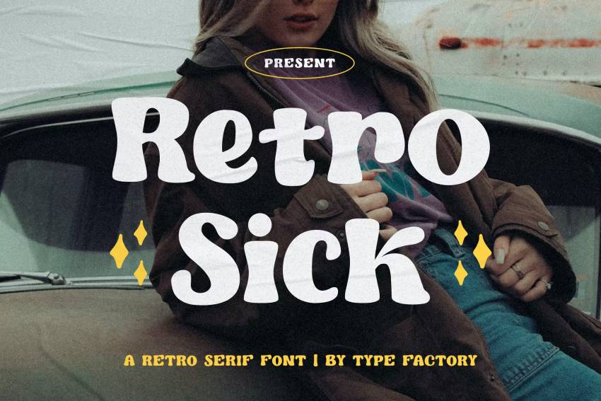 Retro Sick: A Retro Serif Font 