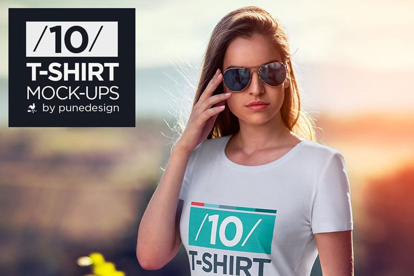 10 T-Shirt Mock-Ups