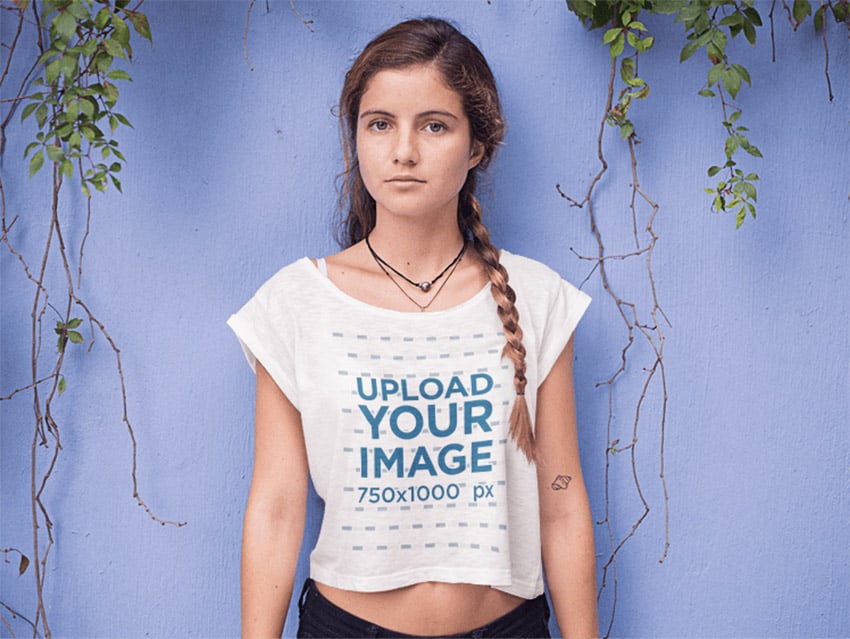 Crop Tee Mockup