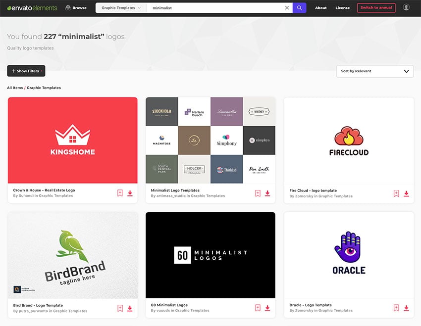Unlimited Logo Downloads at Envato Elements