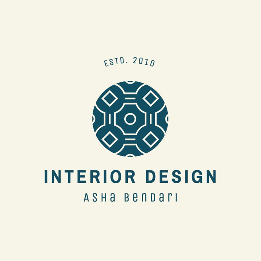 Minimalist Interior Design Logo Template