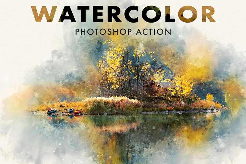 Photoshop Watercolor Action
