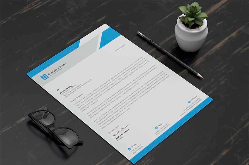 Letterhead for Microsoft Word