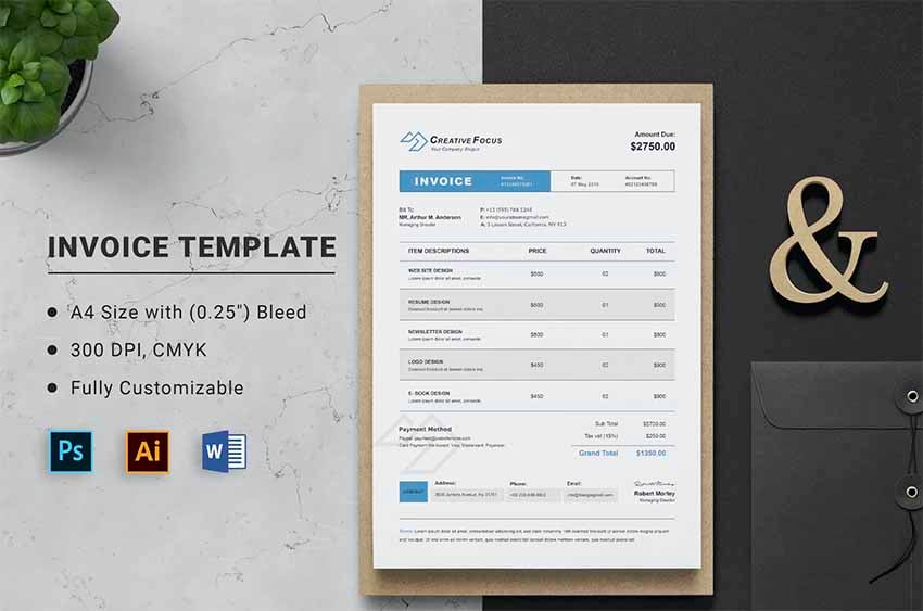 Invoice Template for Microsoft Word