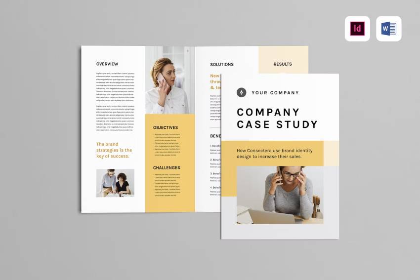 Case Study Brochure | MS Word & InDesign