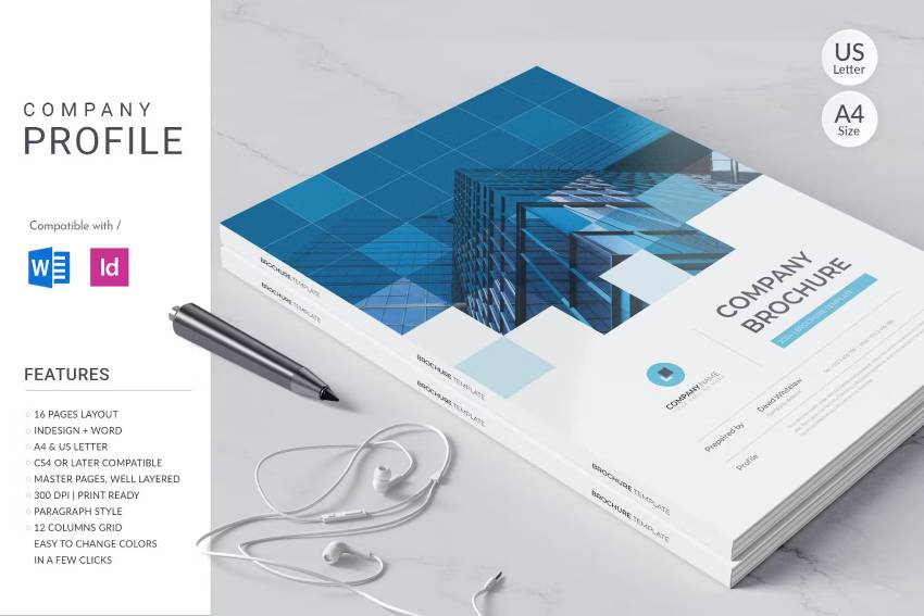 Corporate Brochure | Word | InDesign