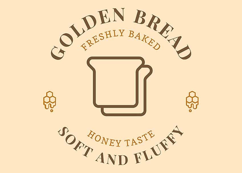 Modern Bakery Logo With a Bread Icon