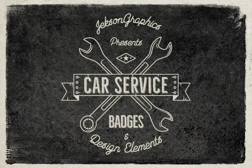 Car Service Vintage Logo