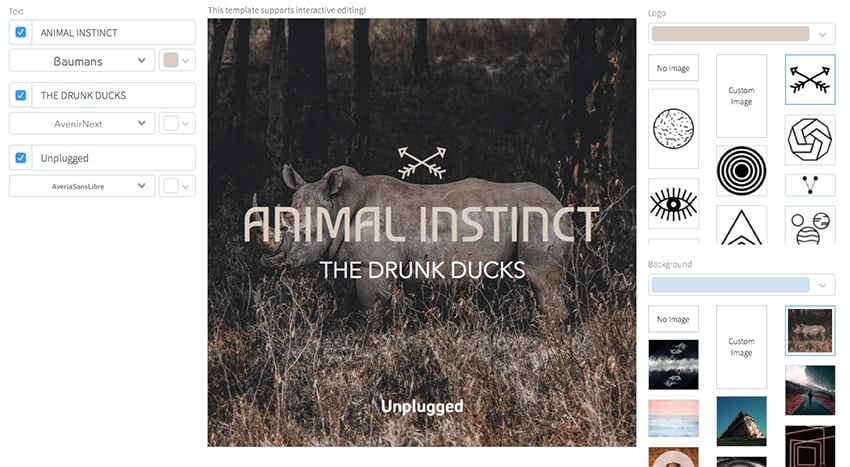 Album Cover Maker for Rock Bands