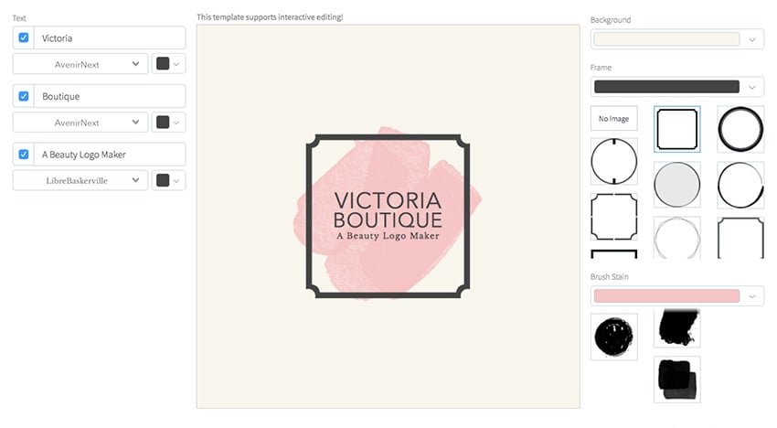 Beauty Boutique Logo Maker