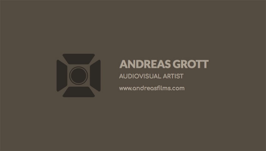 Business Card Maker for Audiovisual Artists