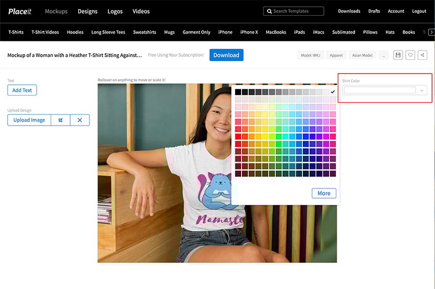 Move to the Controls on the Left