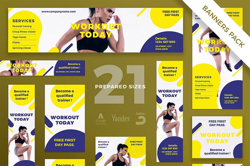 Fitness Banner Pack