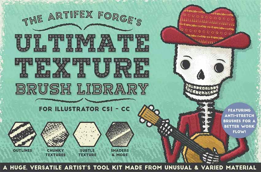 The Ultimate Texture Brush Library