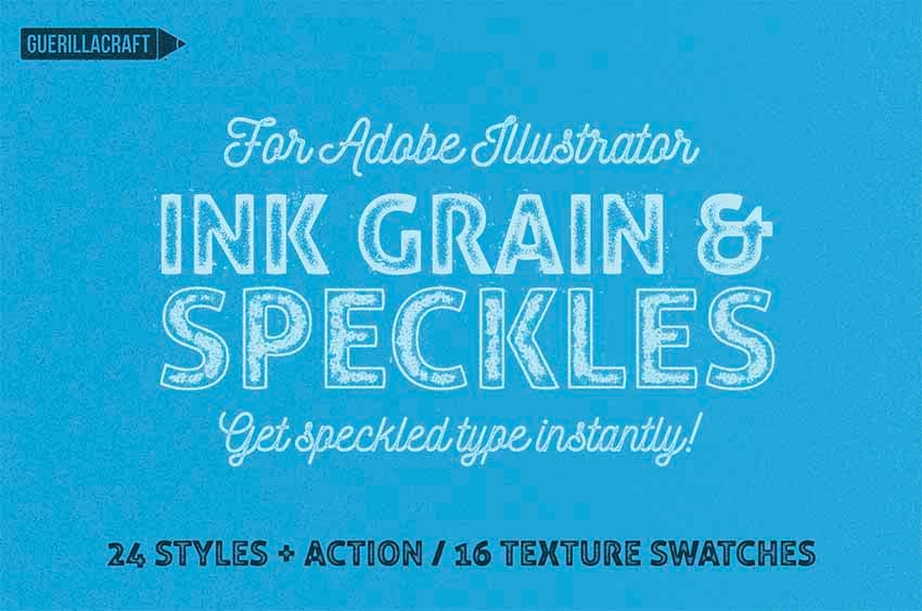 Ink Grain & Speckles for Adobe Illustrator