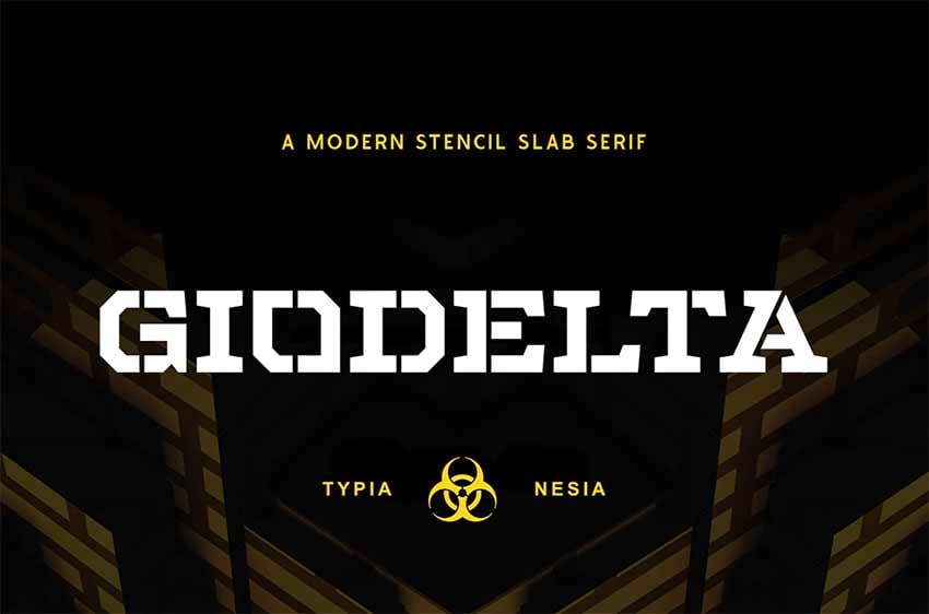 Giodelta Military Game Font