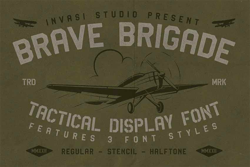 Brave Brigade US Navy Font