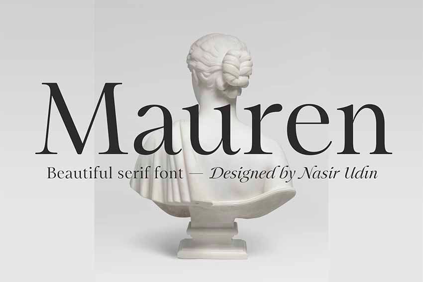 Mauren Old Time Fonts