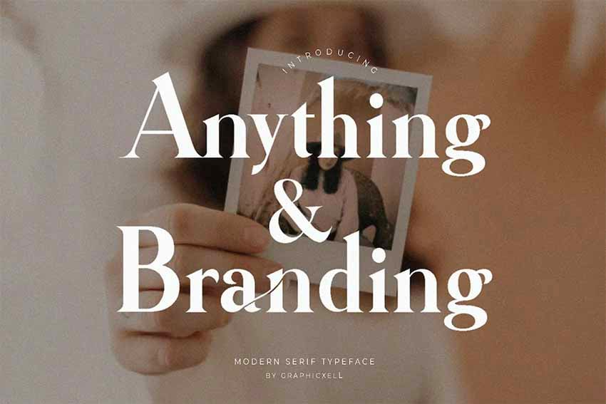 Anything Branding Serif Font