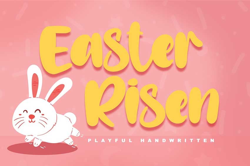 Easter Risen Easy Fun Fonts