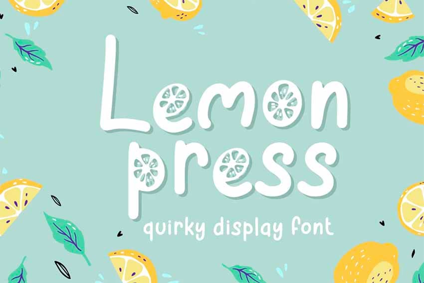 Lemon Press Fun Word Fonts