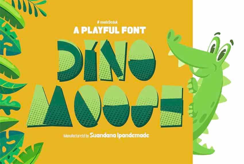Dino Moose Fun Typefaces