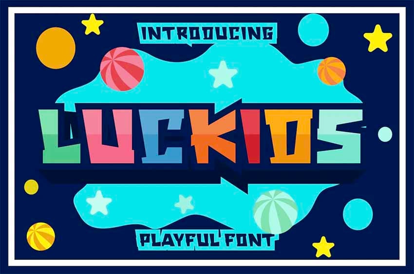  Luckids Fun Typefaces