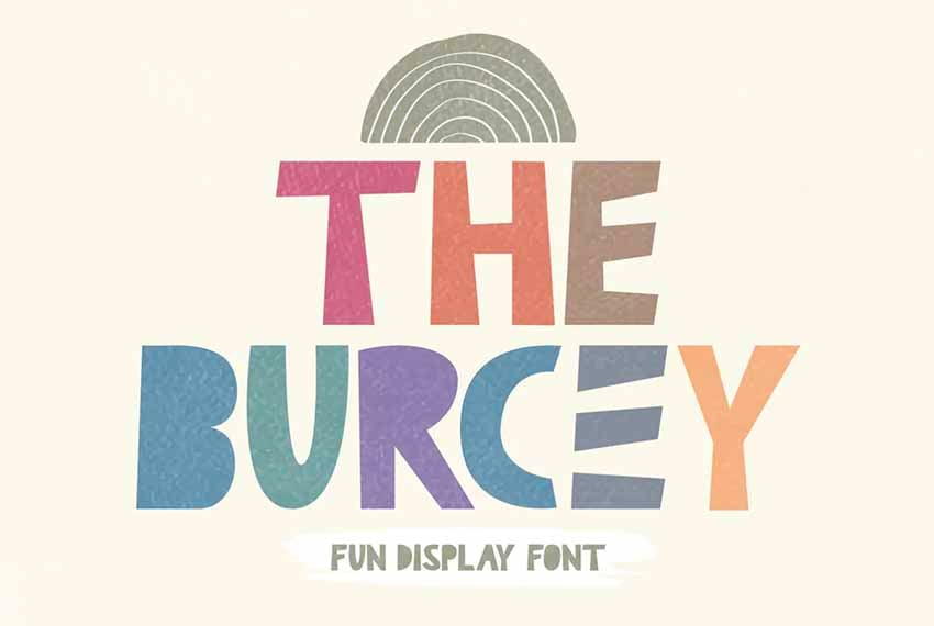 The Burcey Fun Typefaces
