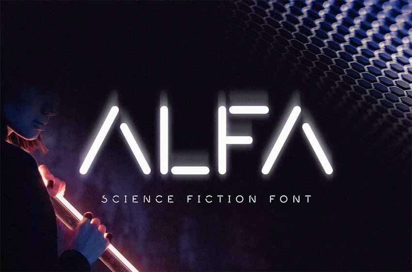 Alfa Futuristic Fonts