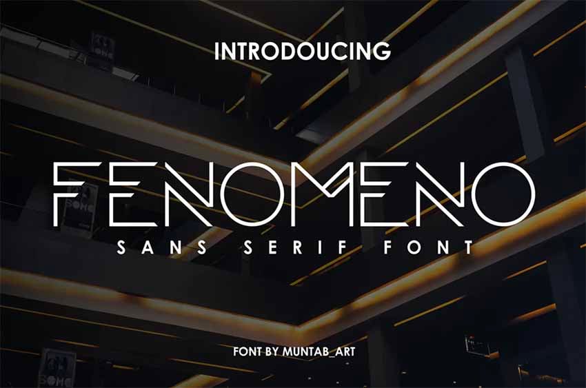 Fenomeno Futuristic Space Font 