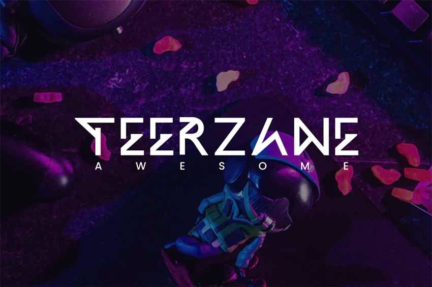 Teerzane Cool Futuristic Fonts