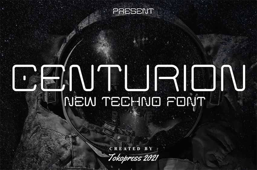 Centurion Futuristic Techno Fonts