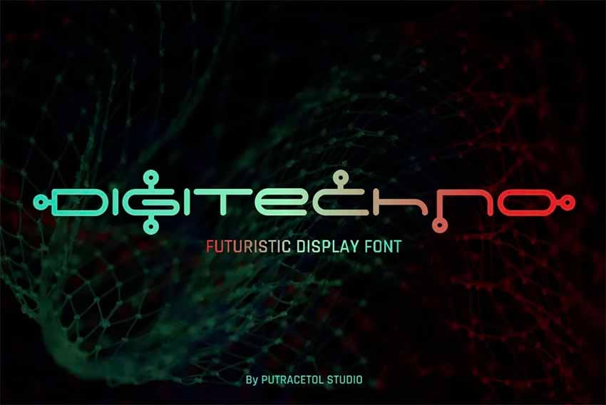 Futuristic Font Style