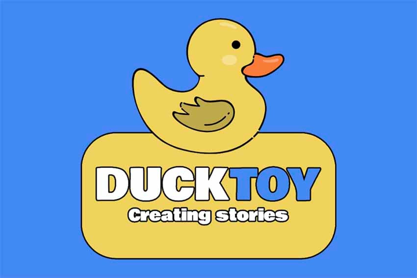 Duck Toy Logo Template