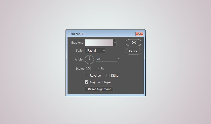 Gradient Fill Settings