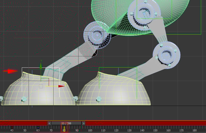 With the right leg dummy selected