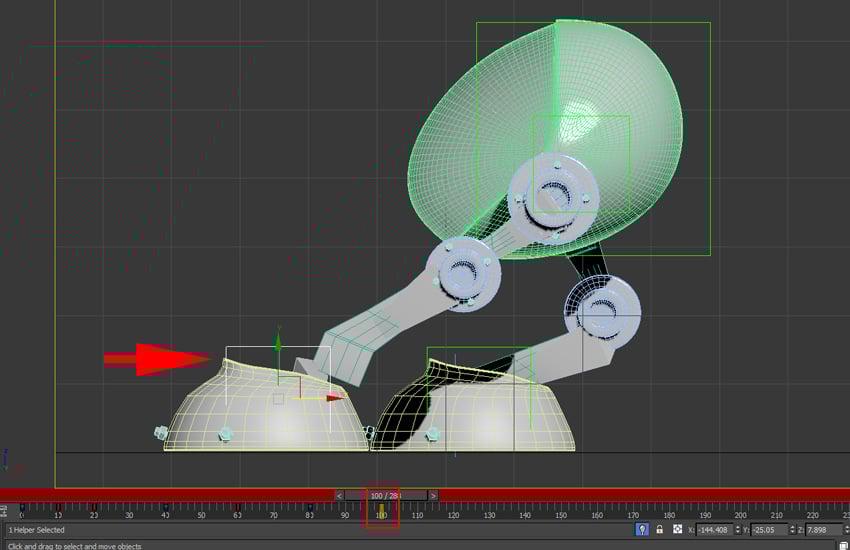 It creates a key frame