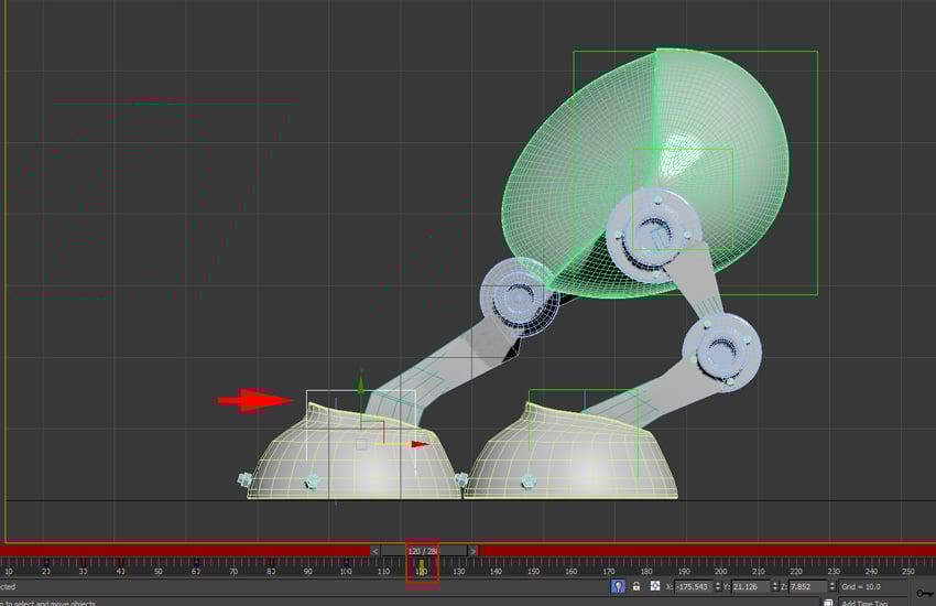 With the right leg dummy selected