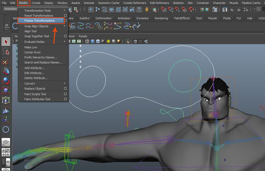 Modify  Freeze Transformations