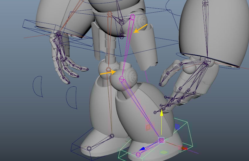 Move the foot control